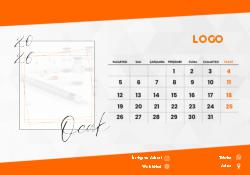 2026 Masaüstü Takvim Tasarımı