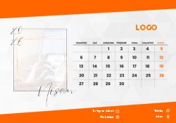 2026 Masaüstü Takvim Tasarımı