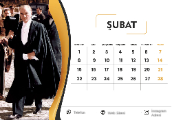 2027 Masaüstü Takvim Tasarımı
