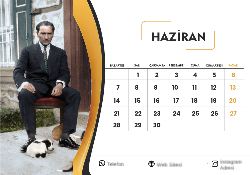 2027 Masaüstü Takvim Tasarımı