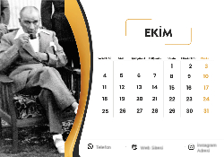 2027 Masaüstü Takvim Tasarımı