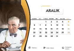 2027 Masaüstü Takvim Tasarımı