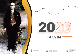 2026 Masaüstü Takvim Tasarımı