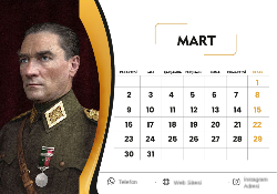 2026 Masaüstü Takvim Tasarımı