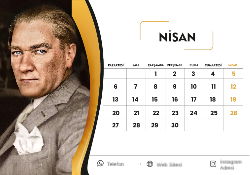 2026 Masaüstü Takvim Tasarımı