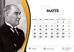 2026 Masaüstü Takvim Tasarımı