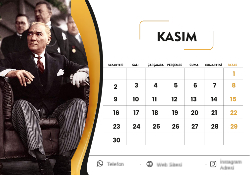 2026 Masaüstü Takvim Tasarımı