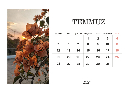 2026 Masaüstü Takvim Tasarımı