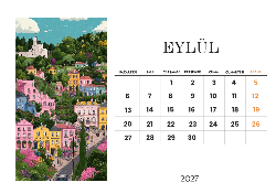 2026 Masaüstü Takvim Tasarımı