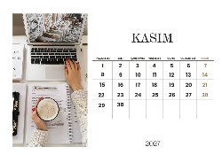 2026 Masaüstü Takvim Tasarımı