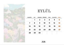 2026 Masaüstü Takvim Tasarımı