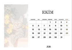 2026 Masaüstü Takvim Tasarımı