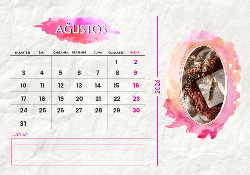 2026 Masaüstü Takvim Tasarımı