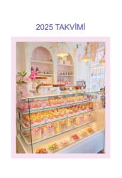 Duvar Takvimi 13 Yaprak 2025