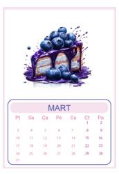 Duvar Takvimi 13 Yaprak 2025