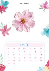 Duvar Takvimi 13 Yaprak 2025