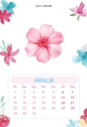 Duvar Takvimi 13 Yaprak 2025