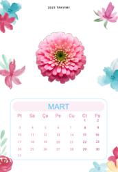 Duvar Takvimi 13 Yaprak 2025