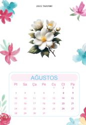 Duvar Takvimi 13 Yaprak 2025