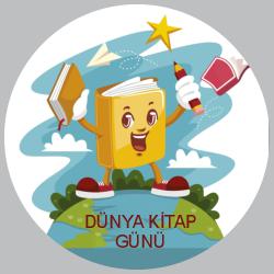 Dünya kitap günü buton rozet