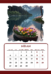 Duvar Takvimi 13 Yaprak 2026