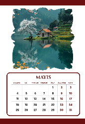 Duvar Takvimi 13 Yaprak 2026