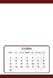 Duvar Takvimi 13 Yaprak 2026