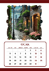 Duvar Takvimi 13 Yaprak 2026