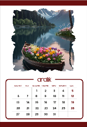 Duvar Takvimi 13 Yaprak 2027