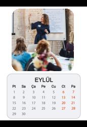 Kişiye Özel Baskılı Duvar Takvimi 13 Yaprak 2025