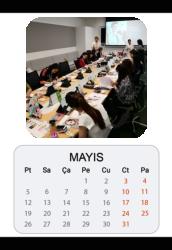 Kişiye Özel Baskılı Duvar Takvimi 13 Yaprak 2025