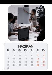 Kişiye Özel Baskılı Duvar Takvimi 13 Yaprak 2025