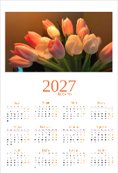 Kişiye Özel Duvar Takvimi 2027 (32x47)