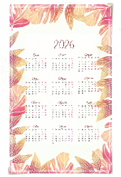 Kişiye Özel Duvar Takvimi (32x47)