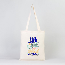 Kişiye Özel Baskılı Ham Bez Çanta