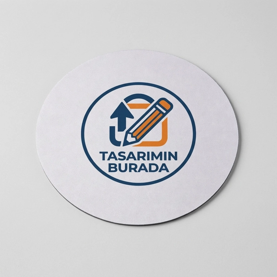 Kişiye Özel Baskılı Yuvarlak Mouse Pad Baskılı mousepad