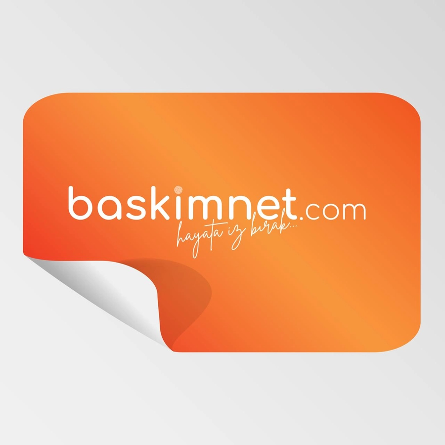 Dikdörtgen etiket basımı