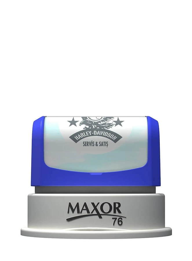 Maxor Yuvarlak Flash Kaşe 43mm K-76