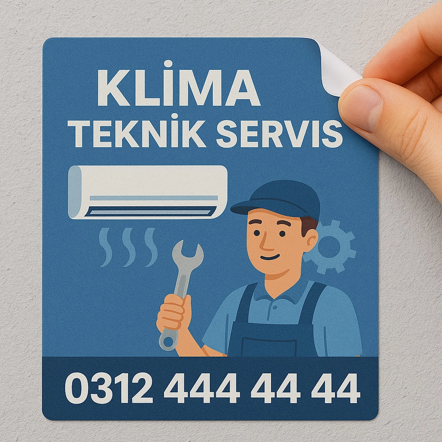 Yapışkanlı El İlanı Yapışkanlı el ilanı