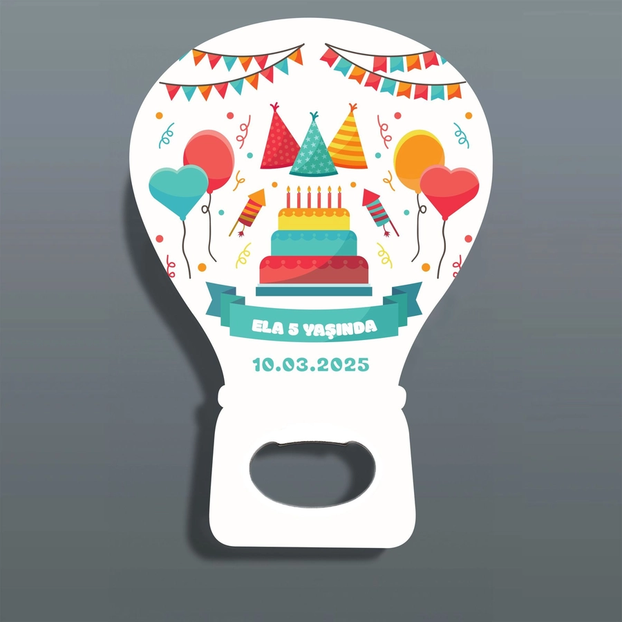 Kişiye Özel Baskılı Balon Magnet Açacak 5