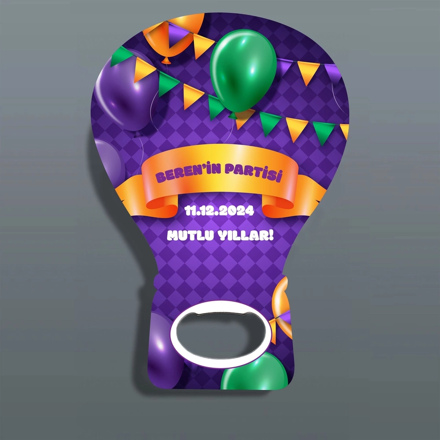 Kişiye Özel Baskılı Balon Magnet Açacak 4