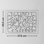 A4 Love puzzle