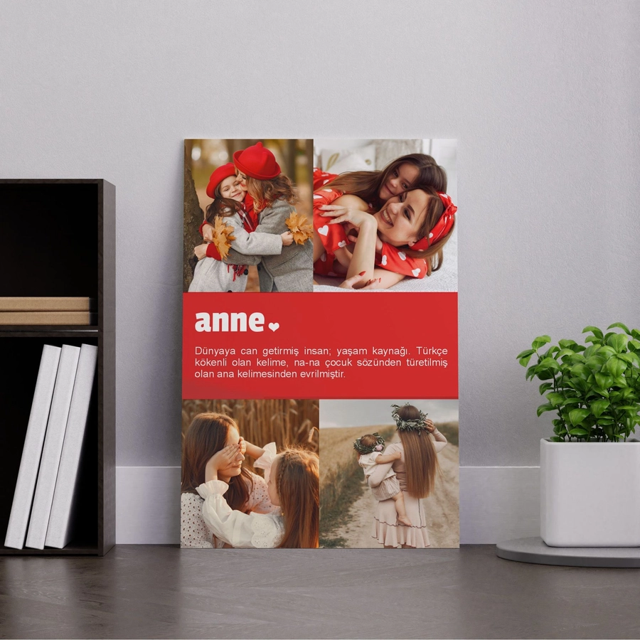Anneler Gününe Özel Resimli Kanvas Tablo 1