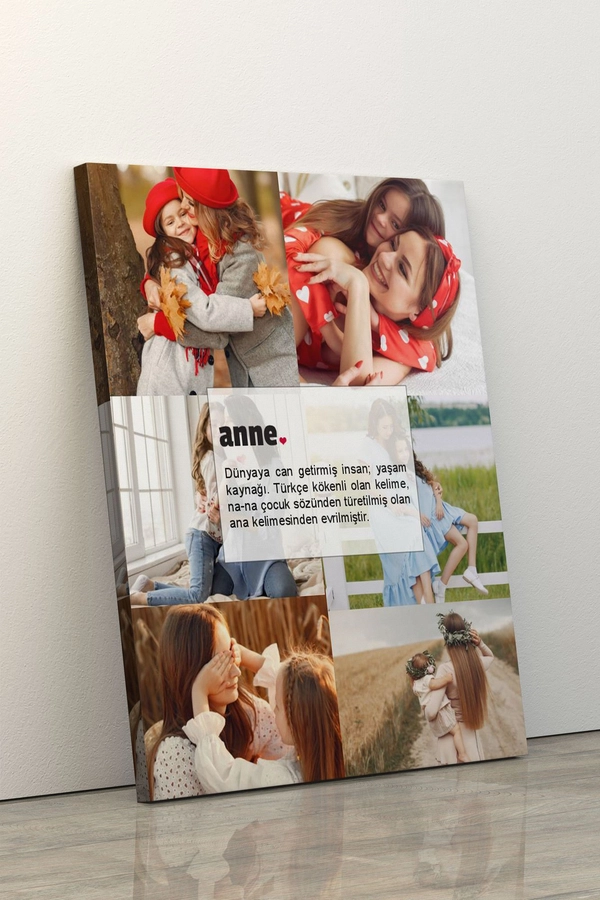 Anneler Gününe Özel Resimli Kanvas Tablo 3