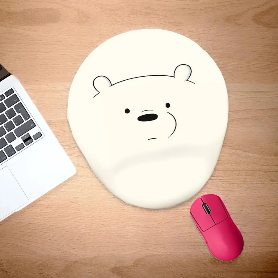 Kişiye Özel Baskılı Bilek Destekli Oval Mousepad 1