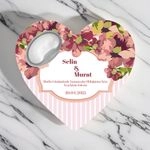 Kişiye Özel Baskılı Kalp Magnet Açacak 4