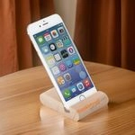 Baskılı Ahşap Telefon Tutacağı 1
