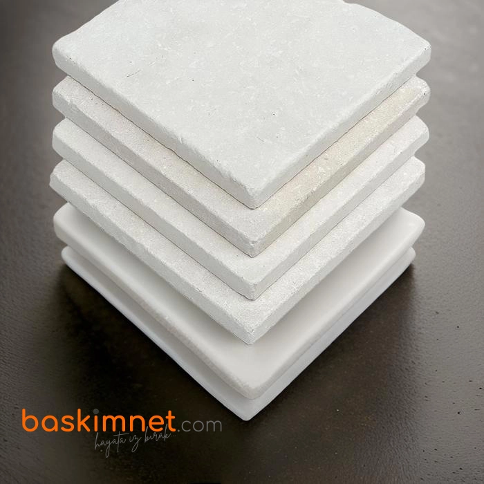 Kişiye Özel Baskılı Doğal Taş Bardak Altlığı Limra 4