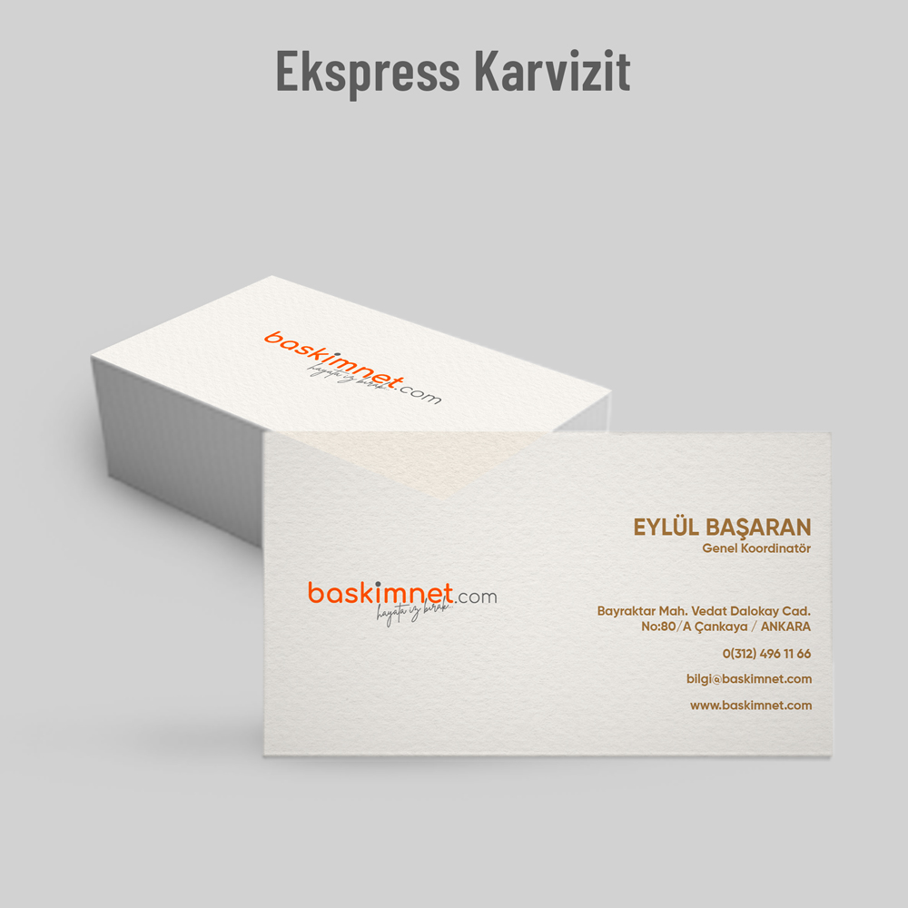 Ekspress kartvizit basımı
