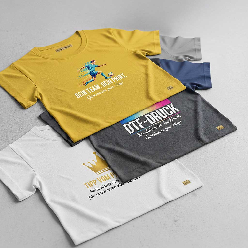 DTF bedruckte T-Shirts